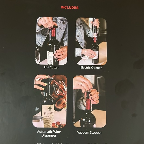 Airvi Wine Experience Kit featuring the Automatic Dispenser Brand New Sealed Box - Picture 3 of 3